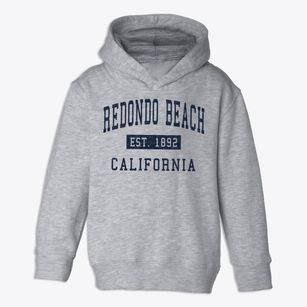 Redondo Beach California Classic Established Toddler Hoodie