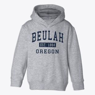 Beulah Oregon Classic Established Toddler Hoodie