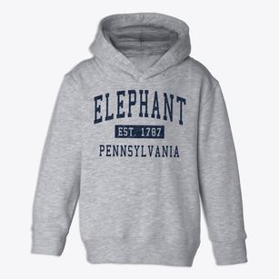 Elephant Pennsylvania Classic Established Toddler Hoodie
