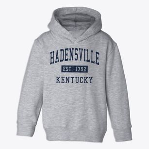 Hadensville Kentucky Classic Established Toddler Hoodie