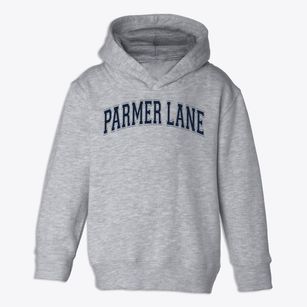 Parmer Lane Elementary School Varsity Arch Toddler Hoodie