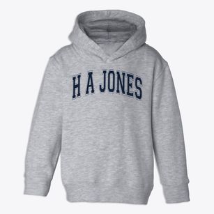 H A Jones Elementary School Varsity Arch Toddler Hoodie