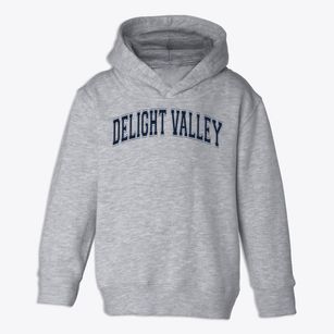 Delight Valley Elementary School Varsity Arch Toddler Hoodie
