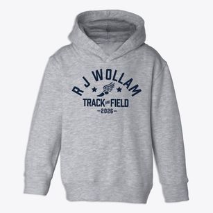R J Wollam Elementary School Track and Field Toddler Hoodie