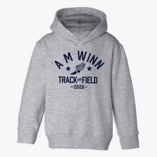 A M Winn Elementary School Track and Field Toddler Hoodie