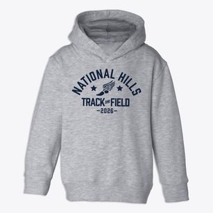 National Hills Elementary School Track and Field Toddler Hoodie