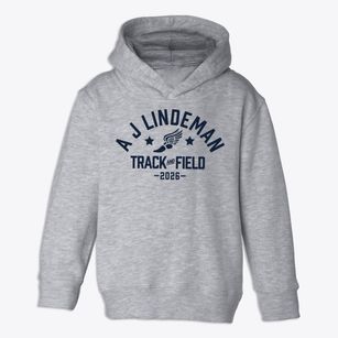 A J Lindeman Elementary School Track and Field Toddler Hoodie