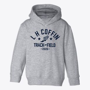L H Coffin Elementary School Track and Field Toddler Hoodie