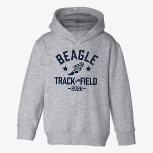 Beagle Middle School Track and Field Toddler Hoodie