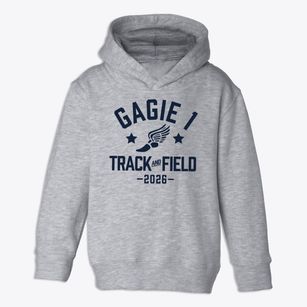 Gagie School 1 Track and Field Toddler Hoodie