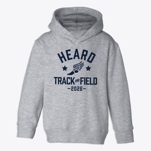 Lomie Gray Heard Elementary School Track and Field Toddler Hoodie