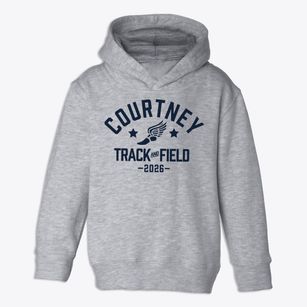 Courtney Elementary School Track and Field Toddler Hoodie