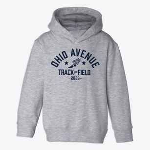 Ohio Avenue Elementary School Track and Field Toddler Hoodie
