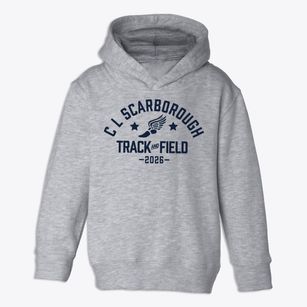 C L Scarborough Middle School Track and Field Toddler Hoodie