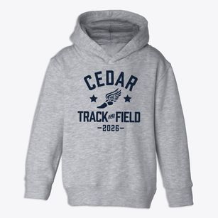 Cedar Elementary School Track and Field Toddler Hoodie