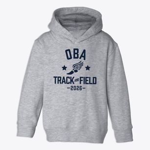 Oklahoma Bible Academy Track and Field Toddler Hoodie