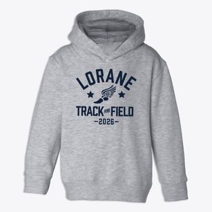 Lorane Elementary School Track and Field Toddler Hoodie