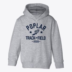 Poplar Elementary School Track and Field Toddler Hoodie