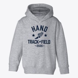 Hand Middle School Track and Field Toddler Hoodie
