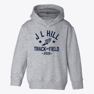 J L Hill Elementary School Track and Field Toddler Hoodie