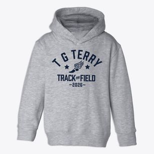 T G Terry Elementary School Track and Field Toddler Hoodie