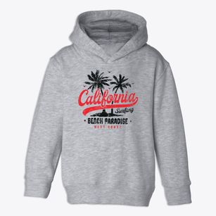  California Surf Beach Paradise Toddler Hoodie