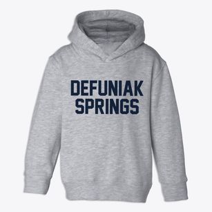 Defuniak Springs Florida Classic Block Toddler Hoodie