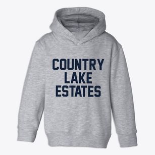 Country Lake Estates New Jersey Classic Block Toddler Hoodie