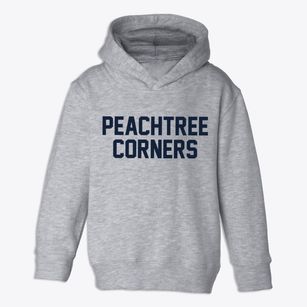 Peachtree Corners Georgia Classic Block Toddler Hoodie