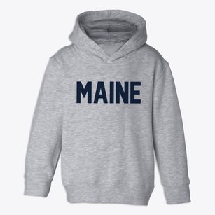 Maine Wisconsin Classic Block Toddler Hoodie