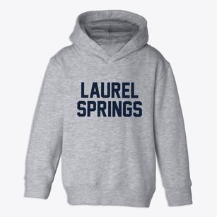 Laurel Springs New Jersey Classic Block Toddler Hoodie