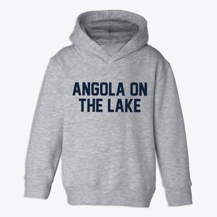 Angola On The Lake New York Classic Block Toddler Hoodie