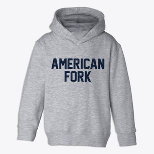 American Fork Utah Classic Block Toddler Hoodie