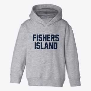 Fishers Island New York Classic Block Toddler Hoodie