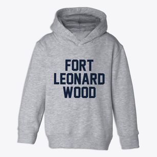 Fort Leonard Wood Missouri Classic Block Toddler Hoodie
