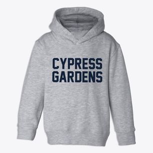 Cypress Gardens Florida Classic Block Toddler Hoodie