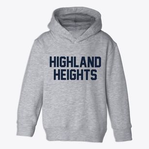 Highland Heights Kentucky Classic Block Toddler Hoodie