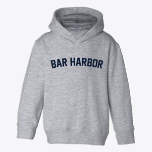 Bar Harbor Maine Classic Curve Toddler Hoodie