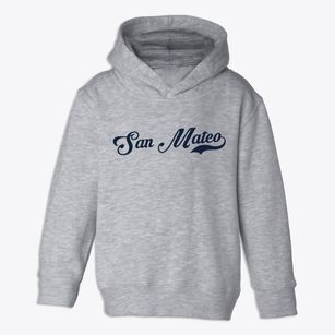 San Mateo California Vintage Team Toddler Hoodie