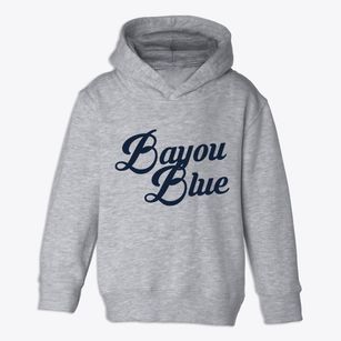 Bayou Blue Louisiana Vintage Team Toddler Hoodie