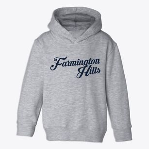 Farmington Hills Michigan Vintage Team Toddler Hoodie