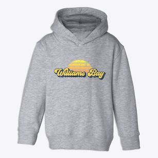 Williams Bay Wisconsin Sublime Sunset Toddler Hoodie