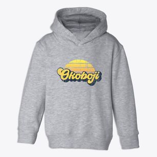 Okoboji Iowa Sublime Sunset Toddler Hoodie