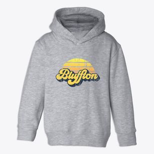Bluffton Indiana Sublime Sunset Toddler Hoodie