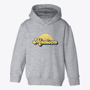 Madison Wisconsin Sublime Sunset Toddler Hoodie