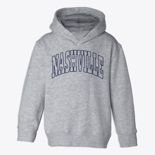 Nashville North Carolina Trendy Block Toddler Hoodie