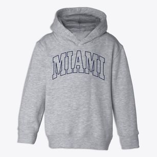 Miami Oklahoma Trendy Block Toddler Hoodie