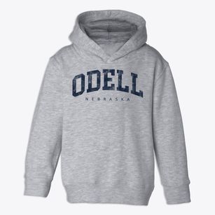 Odell Nebraska Urban Vibe Toddler Hoodie