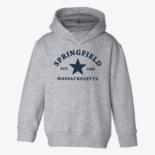 Springfield Massachusetts Star Toddler Hoodie