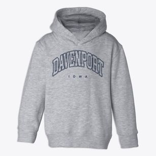 Davenport Iowa Inline Toddler Hoodie